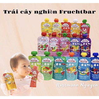 Date 2025 Trái cây nghiền FruchtBar cho bé 6m 6 tháng Đức