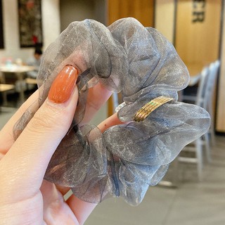 Cột tóc Scrunchies voan kiểu Hàn Quốc siêu xinh