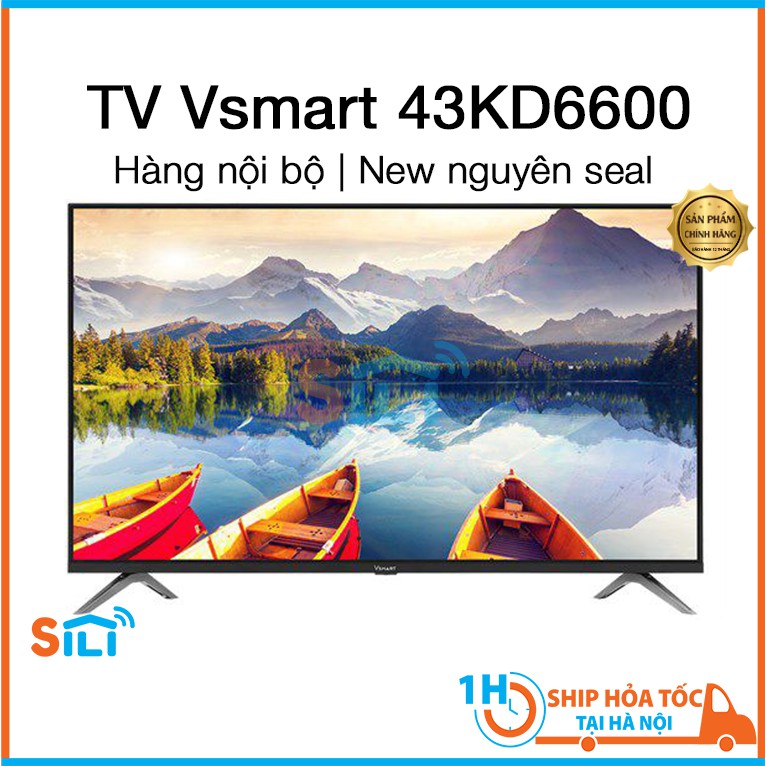 Smart Tivi 4K Vsmart 43 inch 43KD6600 - Hàng nội bộ - New nguyên Seal | BigBuy360 - bigbuy360.vn