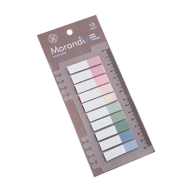 Goo Set 200 / 120 / 6 Nhãn Dán Đánh Dấu Sổ Tay Ghi Chú Họa Tiết Lá Cờ