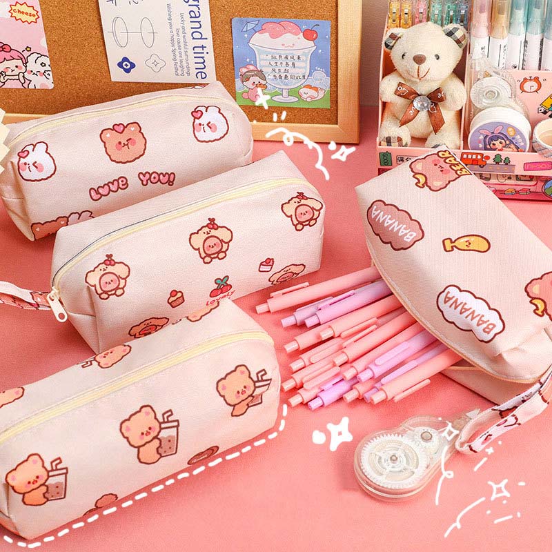 Hộp bút vải túi đựng bút cute cho học sinh đẹp - VPPHB10