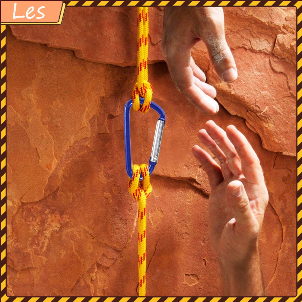 Bộ 10 móc khóa carabiner dùng khi leo núi