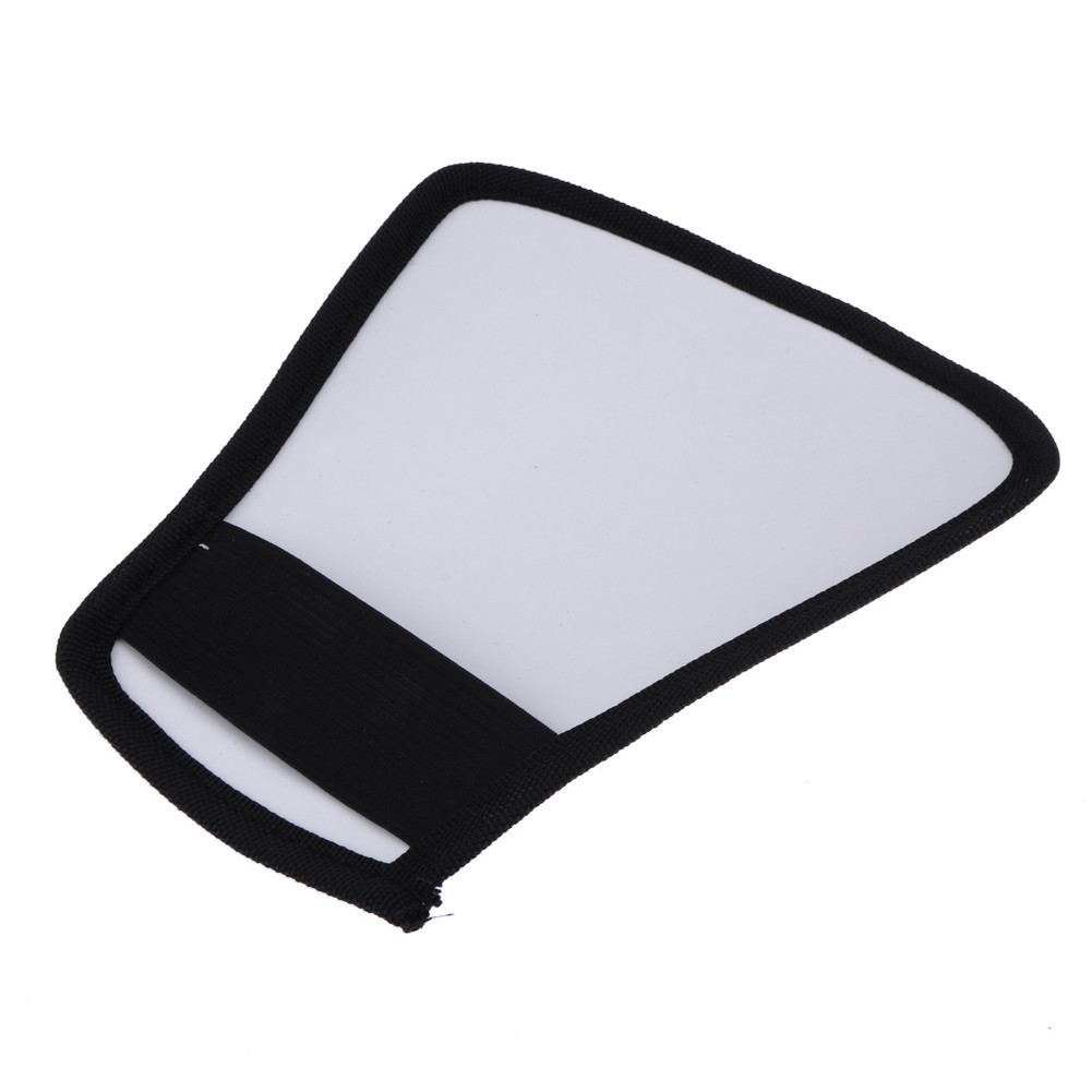 Practical Camera Flash Diffuser Softbox Silver and White Reflector for Canon 580EX Nikon SB-600