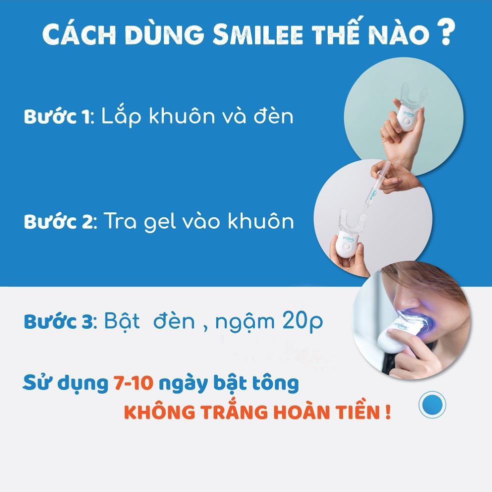 Máy làm trắng răng không ê buốt, tẩy trắng răng nhanh Smilee Max an toàn cho sức khỏe - Win Startup 2018