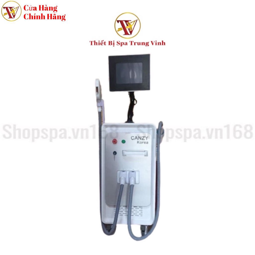 Máy 2in1 triệt lông &amp; Laser Canzy Korea bảo hành dài hạn