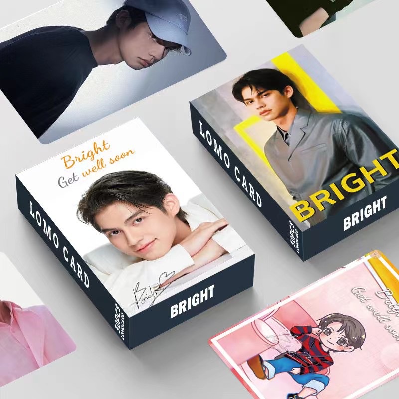 Hộp 30 ảnh thẻ BRIGHT Photocard Double-sided Color Printing Lomo Card
