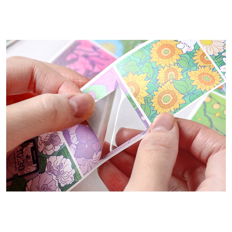 Sticker PET Dạng Miếng Masking Tape Moonlight Butterfly