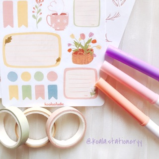 Bullet Journal Sticker - Combo sticker “Mùa Xuân”