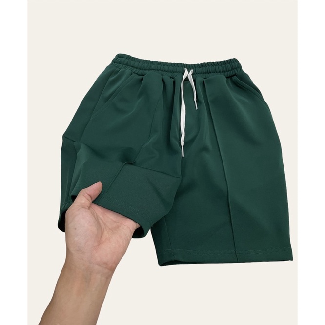 QUẦN SHORT GÂN TRƠN CHẤT LIỆU THUN CAO CẤP DÀNH CHO NAM VÀ NỮ.