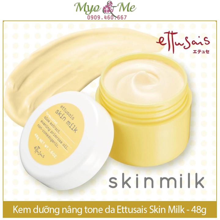 Kem dưỡng nâng tone da Ettusais Skin Milk - 48g