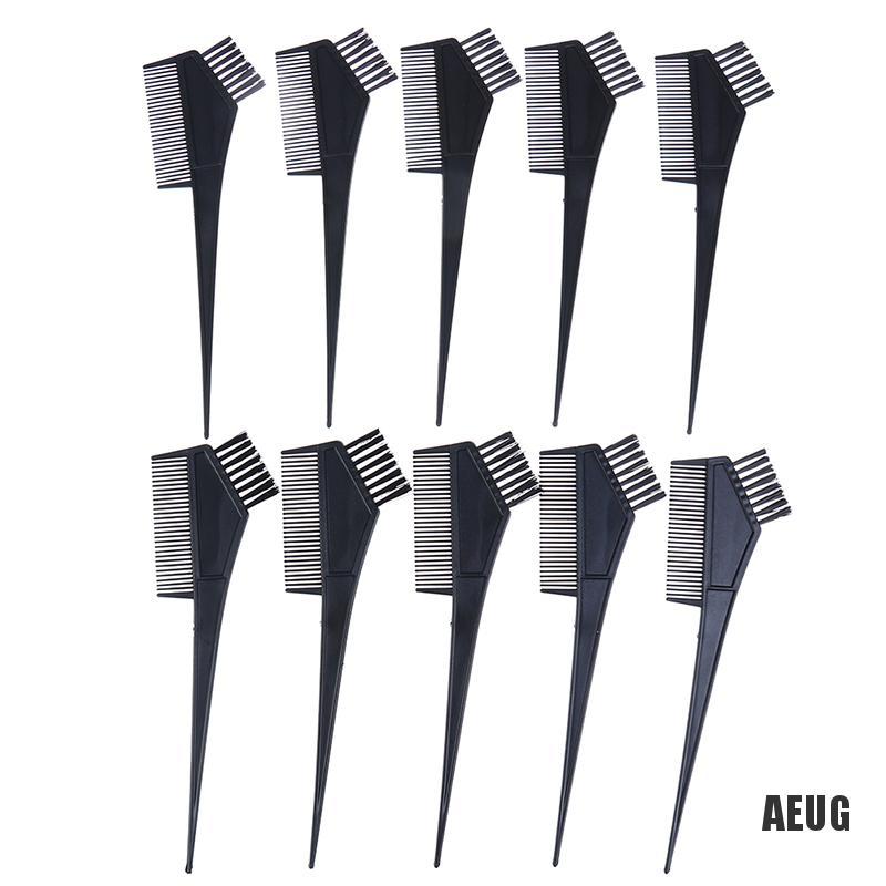 (Hàng Mới Về) Bộ 10 Lược Nhuộm Tóc Bằng Nhựa Chuyên Dụng Cho Salon