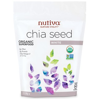 Hạt chia trắng nutiva 340g