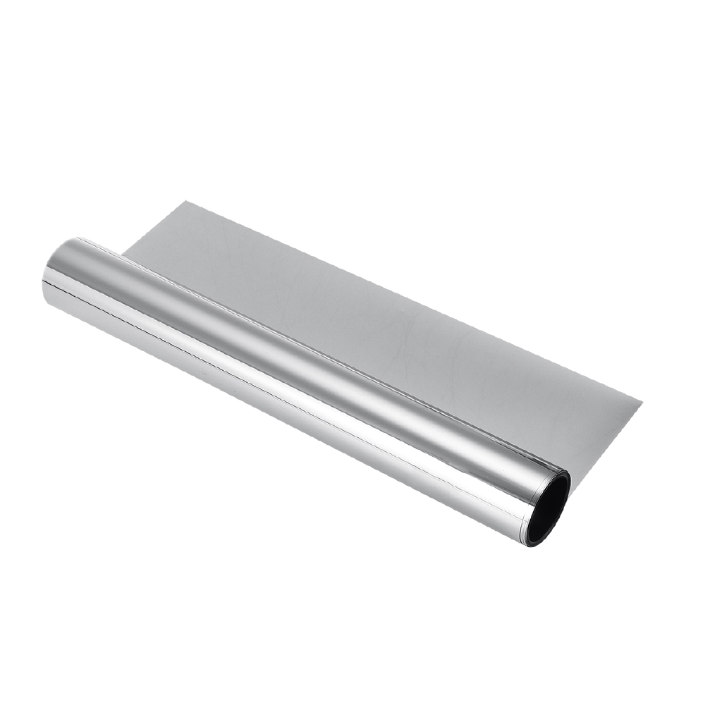 3M/Roll PET Mirror Window Film One Way Insulation Silver Privacy Glass Sticker Tint Solar Reflective
