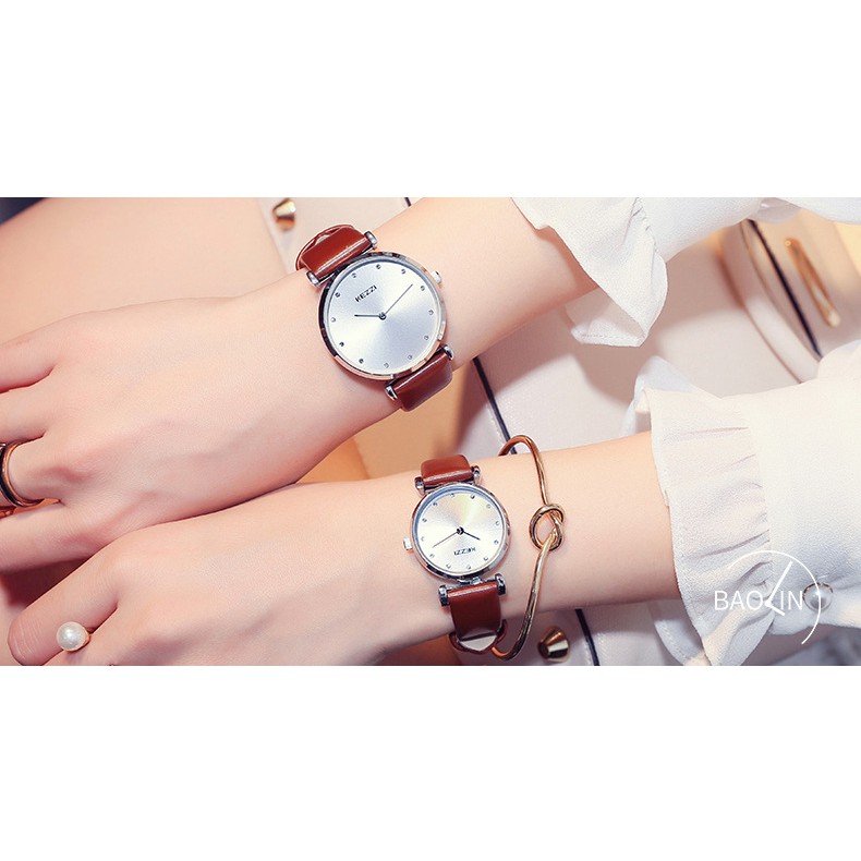 [Mã FAMAYFA2 giảm 10K đơn 50K] [HOT TREND] Đồng hồ nam nữ Kezzi 1646 dây da hàng chính hãng | BigBuy360 - bigbuy360.vn