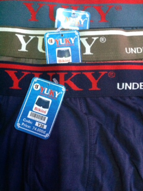 Combo 5 quần lót đùi nam yuki size M-3X
