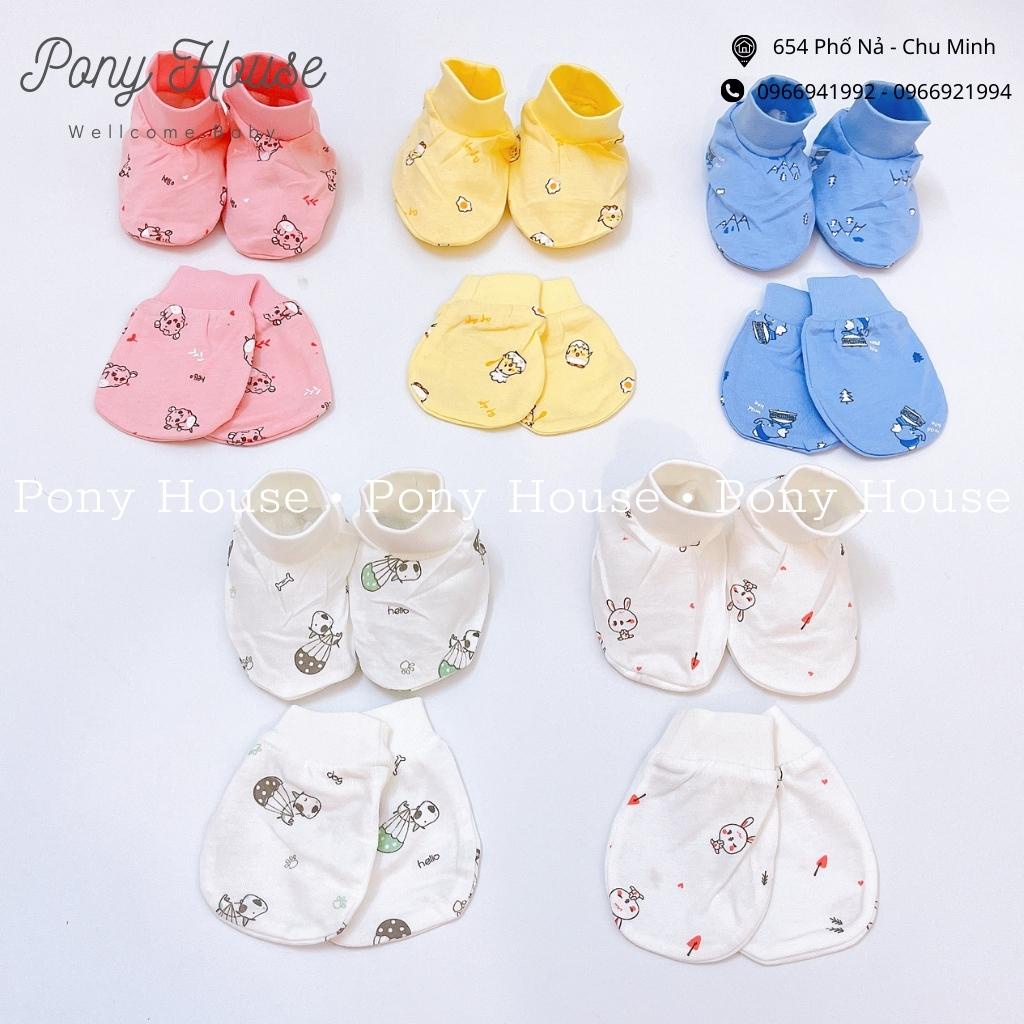 Bao Tay Bao Chân Dokma - Set Bao Tay Chân Sơ Sinh Chất Cotton Mỹ Mềm Mịn