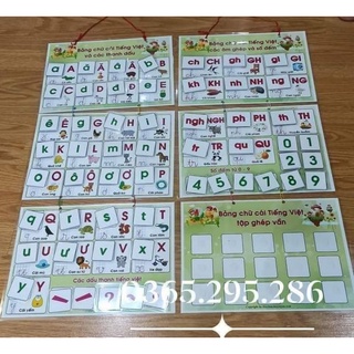 bảng học tiếng việt toán