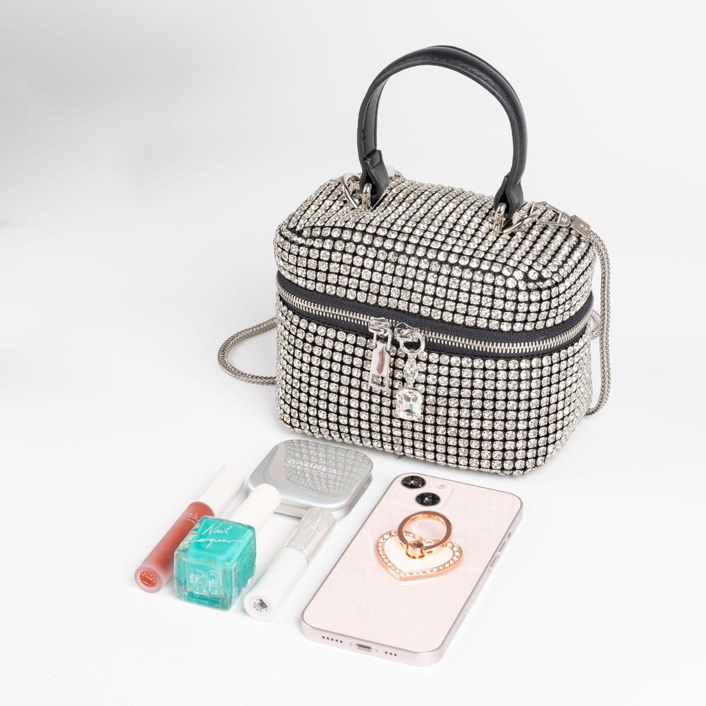 Túi Xách Nữ Dự Tiệc Alex Wang Đá Dáng Vanity Hàng Cao Cấp Chất Lượng Đẹp Hàng Có Sẵn Hình Thật Shop Chụp