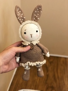[sẵn hàng]  Mimi - thỏ len handmade
