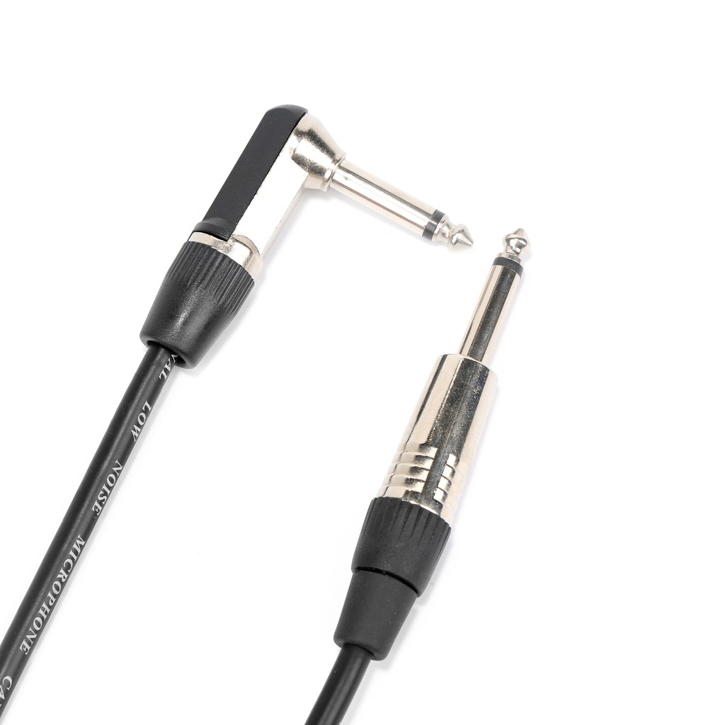 【1.5m/3m/5m/10m】6.35mm Jack To 6.35mm 1/4" Microphone Cable Guitar cord Mono angle head Audio Aux Cable Adapter Jack Audio Cable Double Guitar