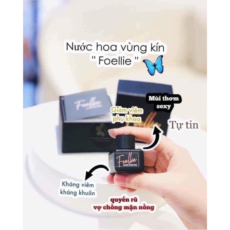 Nước Hoa Vùng Kín FOELLIE MÀU ĐEN CHÍNH HÃNG HÀN QUỐC Thơm Quyến Rũ Lưu Hương Lâu