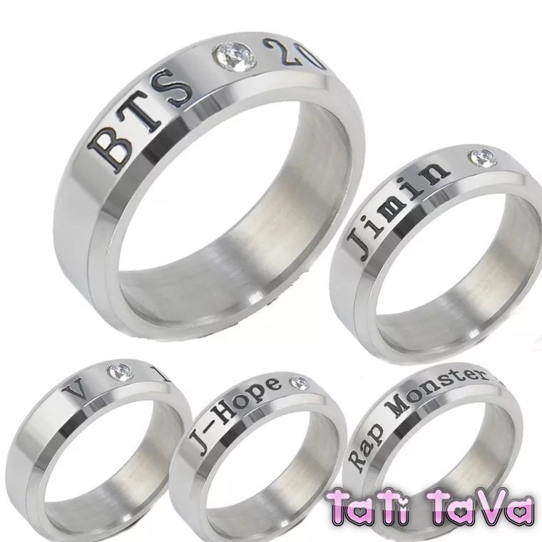 NHẪN THẦN TƯỢNG BTS TÊN CÁC THÀNH VIÊN Tatitava