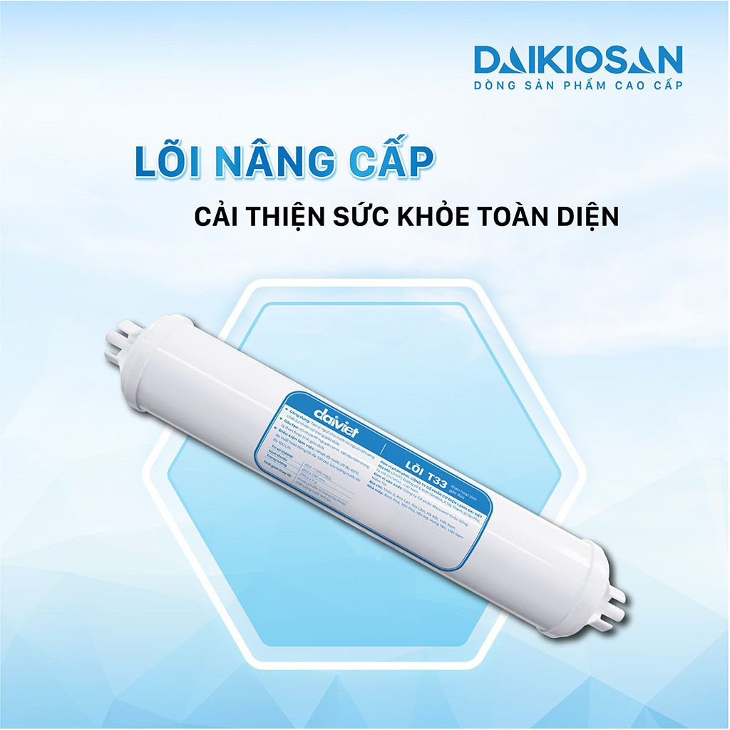 [T33] LÕI KHOÁNG MÁY LỌC NƯỚC T33 ĐẠI VIỆT - CHÍNH HÃNG T6