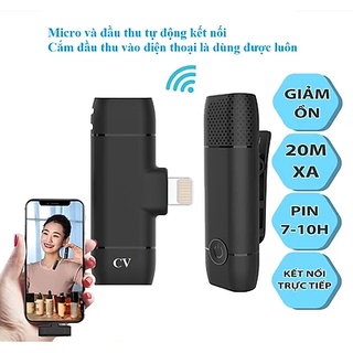 Micro thu âm cài áo không dây
