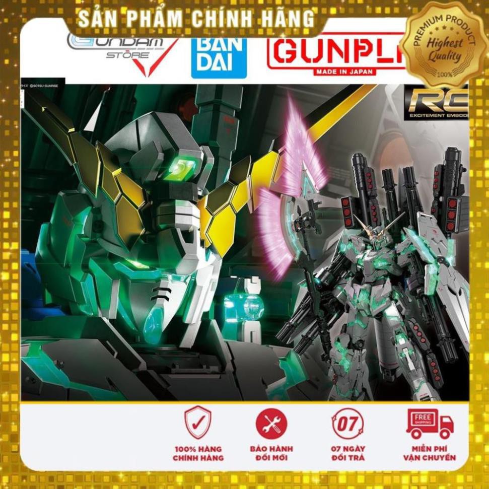 Đồ chơi mô hình - Gundam Bandai Rg Unicorn Full Armor 1/144 UC Lắp Ráp Anime Nhật