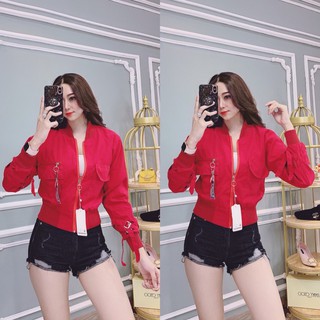 Áo Khoác Kaki Nữ Chất Nhung Thời Trang Cao Cấp  Dáng Hotgirl - Hàng Y hình +video - ff