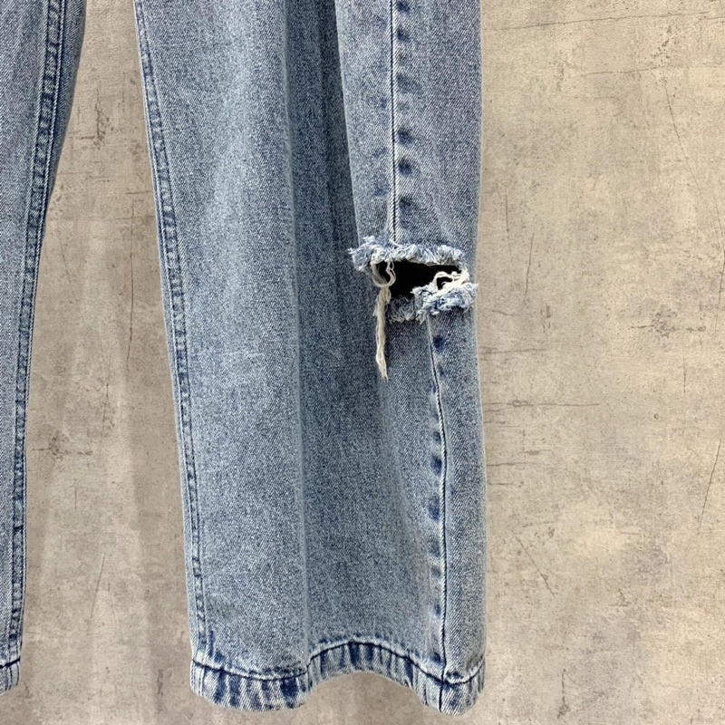 QUẦN JEANS RÁCH 5975 MÀU XANH VÀ ĐEN PHONG CÁCH CÁ TÍNH