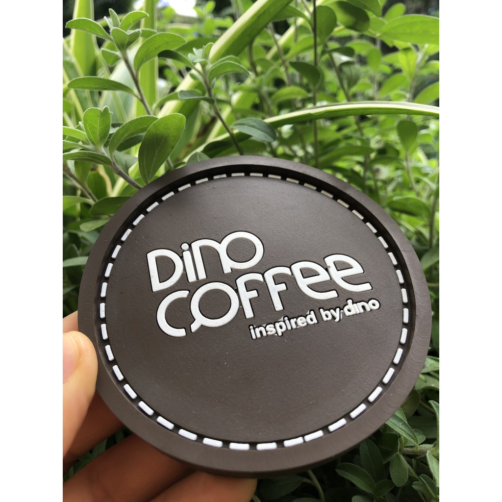 In logo lót ly cao su theo yêu cầu