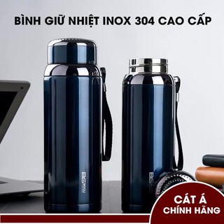 Bình Giữ Nhiệt Inox 304 Có Nắp Lọc Trà Dung Tích 1000ml-1200ml