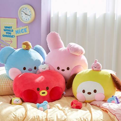 Thú Nhồi Bông Hình Nhân Vật BT21 minini Xinh Xắn