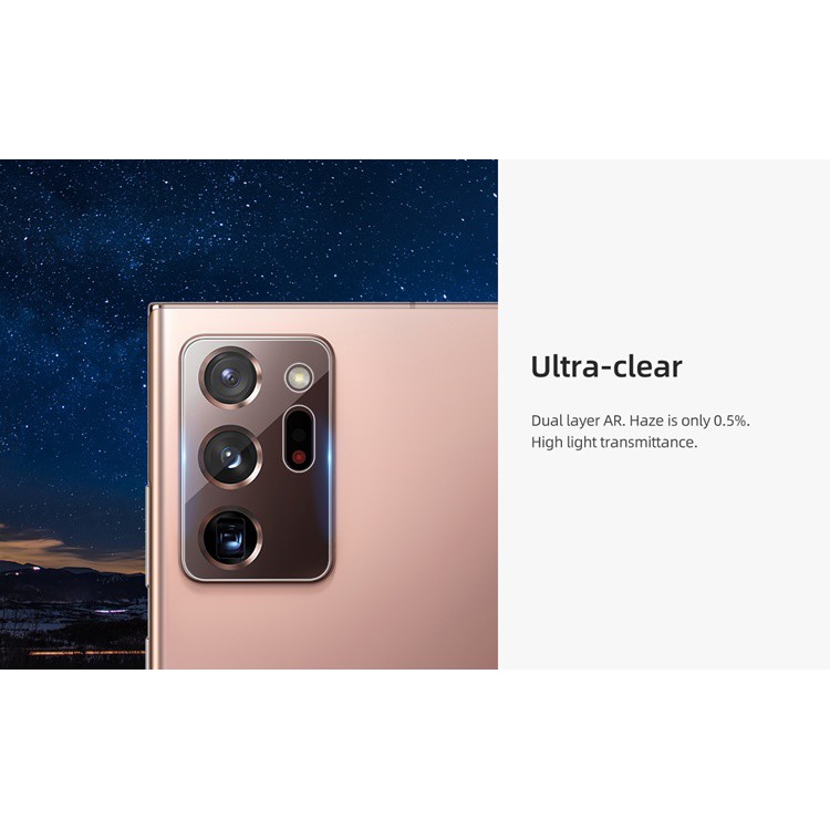 BỘ 2 MIẾNG DÁN CAMERA CHO SAMSUNG GALAXY NOTE 20 ULTRA NILLKIN HÀNG CHÍNH HÃNG