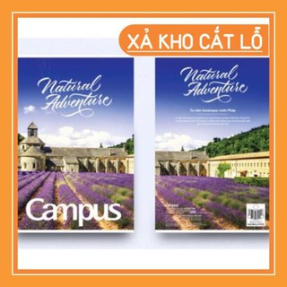 (Siêu sale)  Set 10 Vở Campus 200 trang có chấm hàng cao cấp
