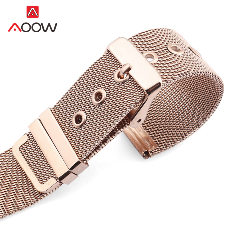 Dây Đeo Đồng Hồ Bằng Thép Không Gỉ 18mm 20mm 22mm 24mm Chất Lượng Cao