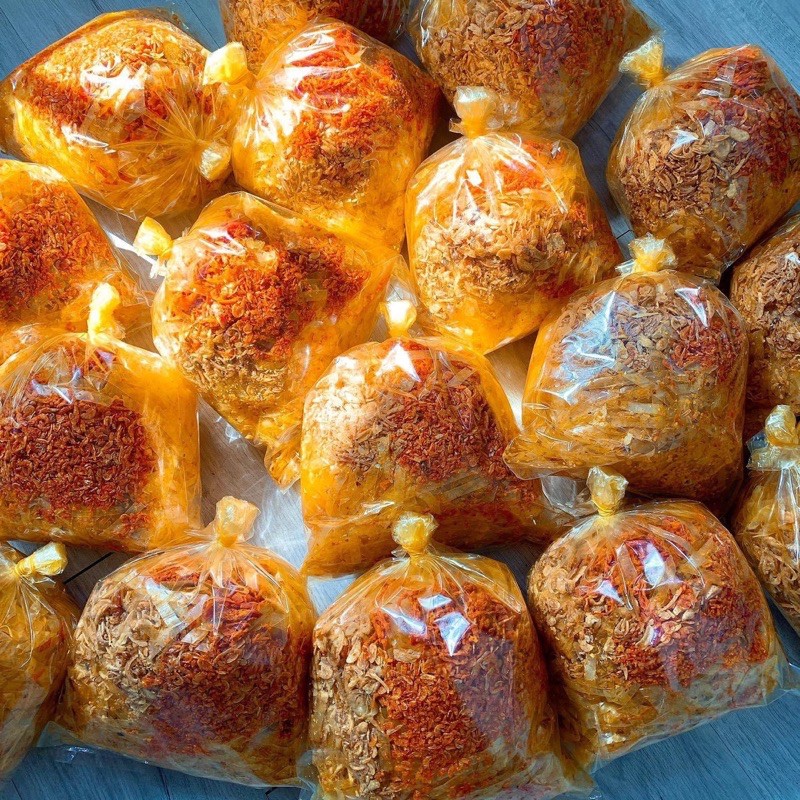 500G BÁNH TRÁNG PHÔ MAI SỢI MIX RUỐC + HÀNH PHI