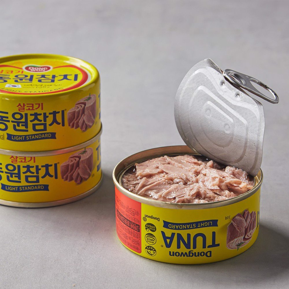 Cá Ngừ Dongwon Tuna đóng hộp 5 loại - 동원참치 5종(일반, 야채, 마요, 고추) - Hàng Nhập khẩu trực tiếp từ Hàn Quốc
