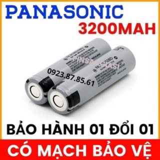 Pin panasonic tông đơ máy cắt tóc 3200mah 18650 chính hãng