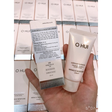 Combo 10 Tuýt Kem Dưỡng Ẩm làm trắng căng mịn da Ohui Miracle 25ml