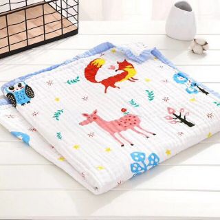 Chăn Aden sợi tre 4 lớp 120*120cm
