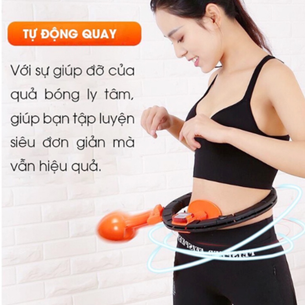 Vòng lắc eo giảm mỡ tự động thông minh 360 tự đếm vòng METAMO, vong lac eo đốt mỡ thừa hiệu quả, săn chắc cơ thể