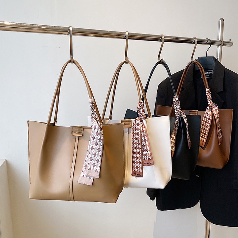 Túi Đeo Vai Da PU Sức Chứa Lớn Thời Trang Cho Nữ