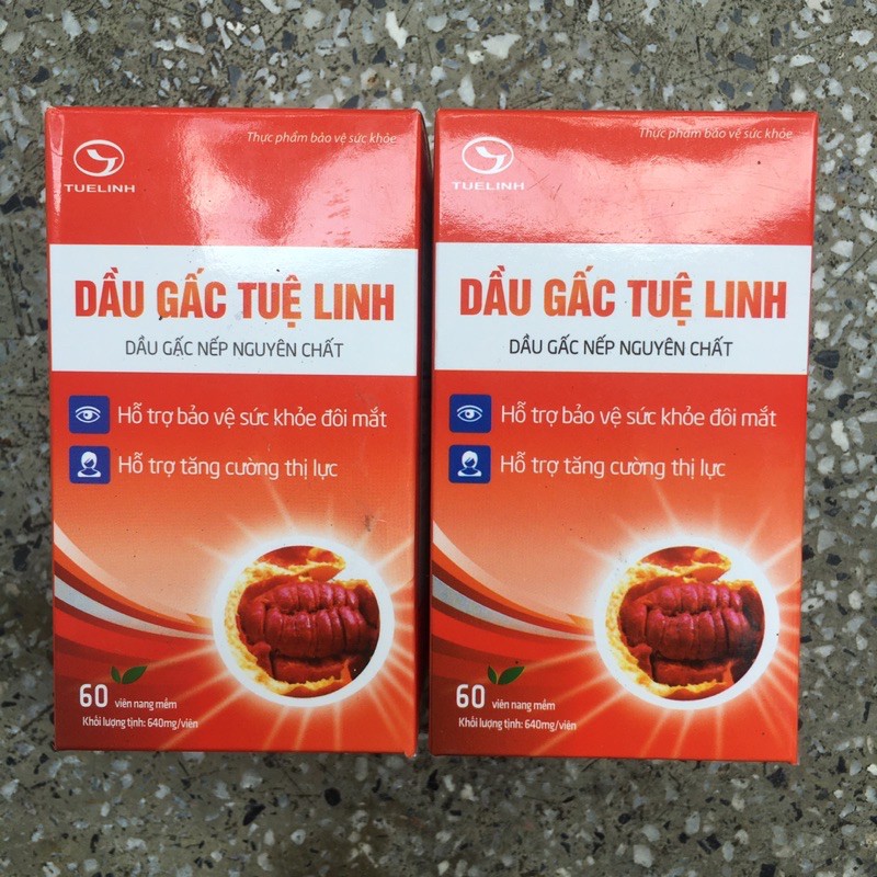 Dầu Gấc Tuệ Linh - Chai 60 viên