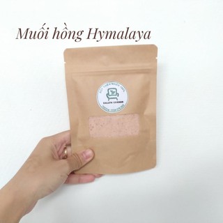 Muối hồng / muối hồng Himalaya hạt mịn tẩy tế bào chết nấu ăn, nấu sữa...100gr