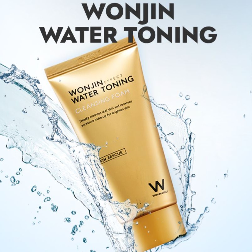 Sữa rửa mặt WONJIN sạch da dưỡng ẩm sáng da Sos Water Pump Concentrated W.Repair RX Hyaluron Cleansing WJIN12 WJIN15