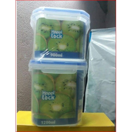 Bộ 2 hộp đựng thực phẫm Happi lock