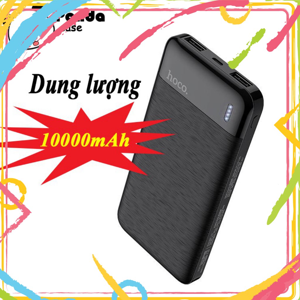 HH Pin Sạc Dự Phòng 10000mAh HOCO CJ1 - 2 Cổng Sạc – Chính Hãng - Có Đèn LED báo Pin HH