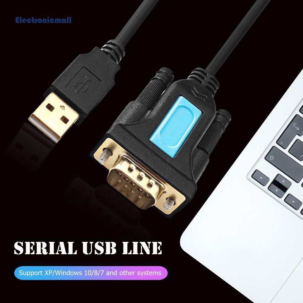 Cáp Chuyển Đổi Cổng Usb 01 Sang Rs232 Com 9 Pin Cho Win 10 / 8 / 7 / Xp